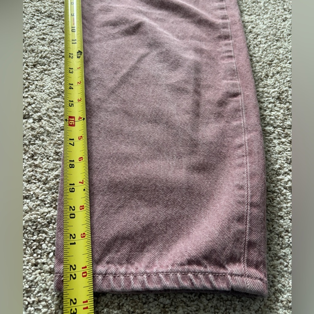 Levi’s Made & Crafted Barrel Crop Jeans Mauve Size 30 - Picture 7 of 11